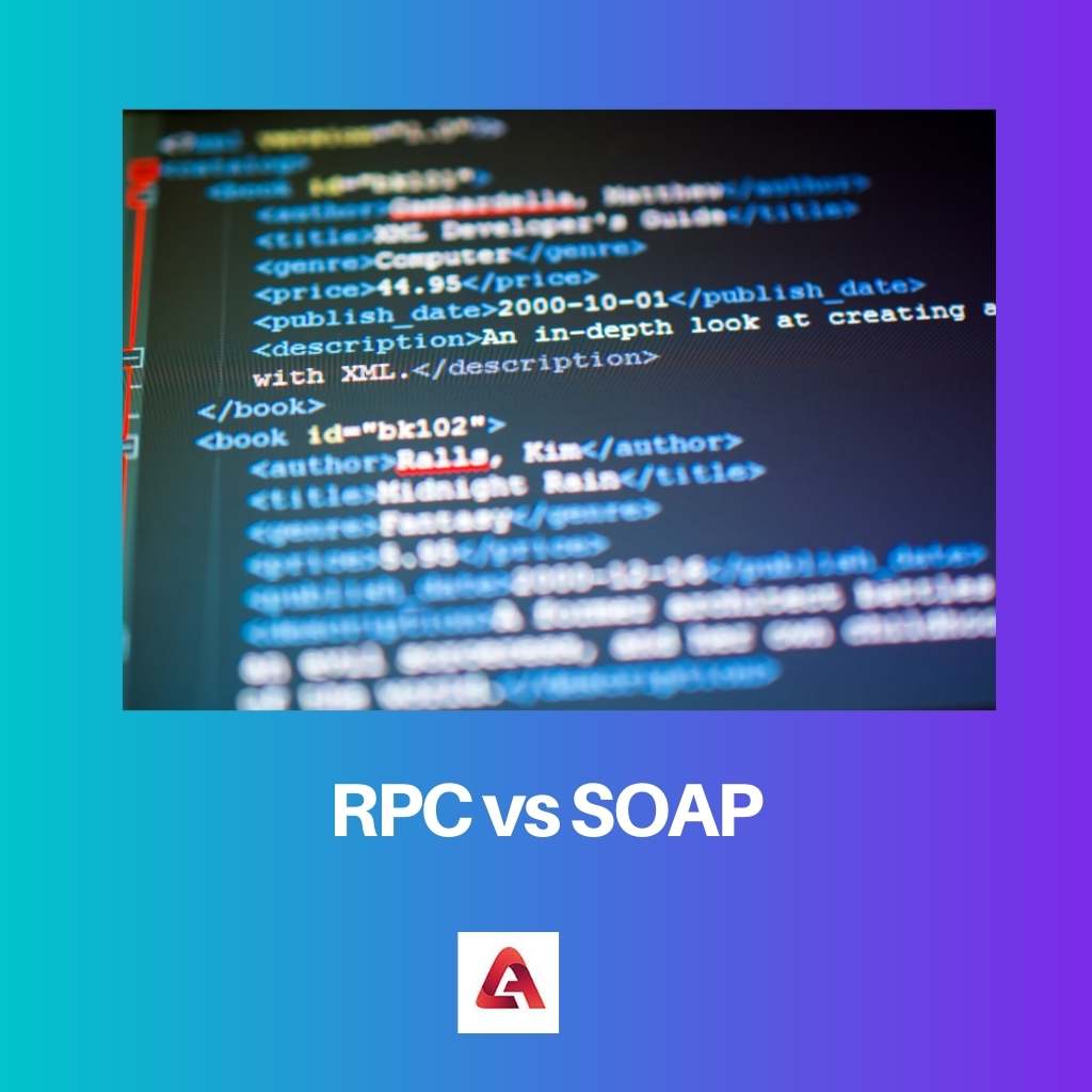 RPC vs SOAP