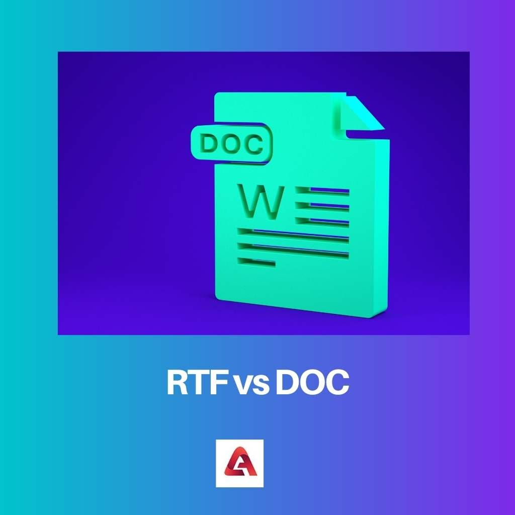RTF vs DOC