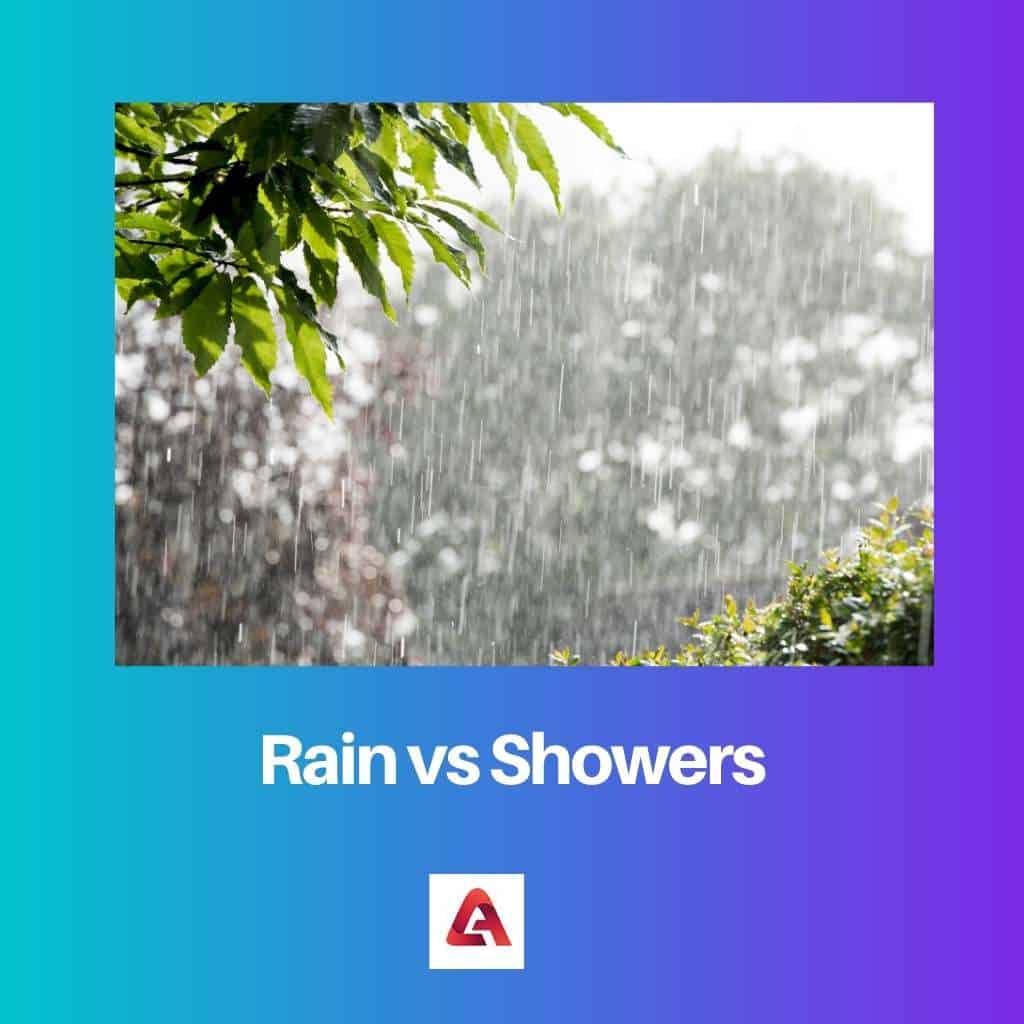 Rain vs Showers Difference and Comparison