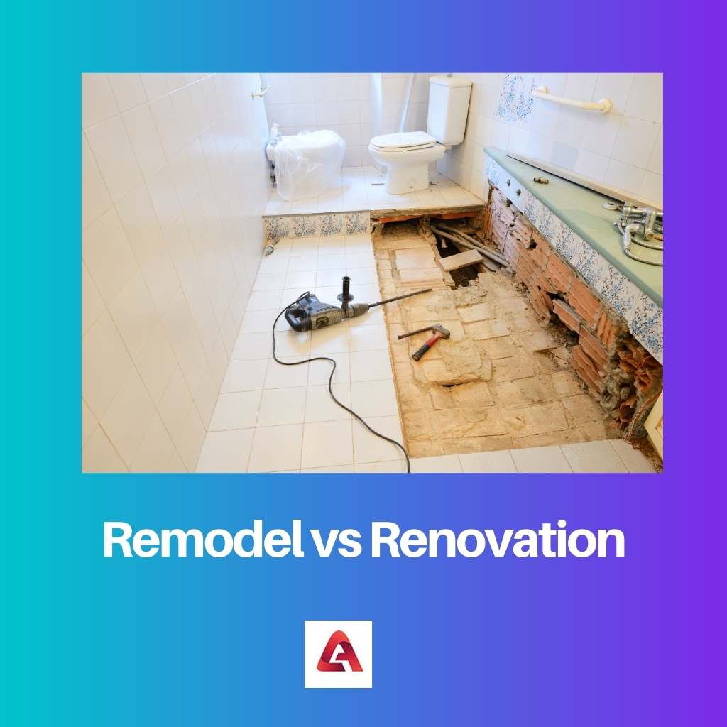 Remodel vs Renovation