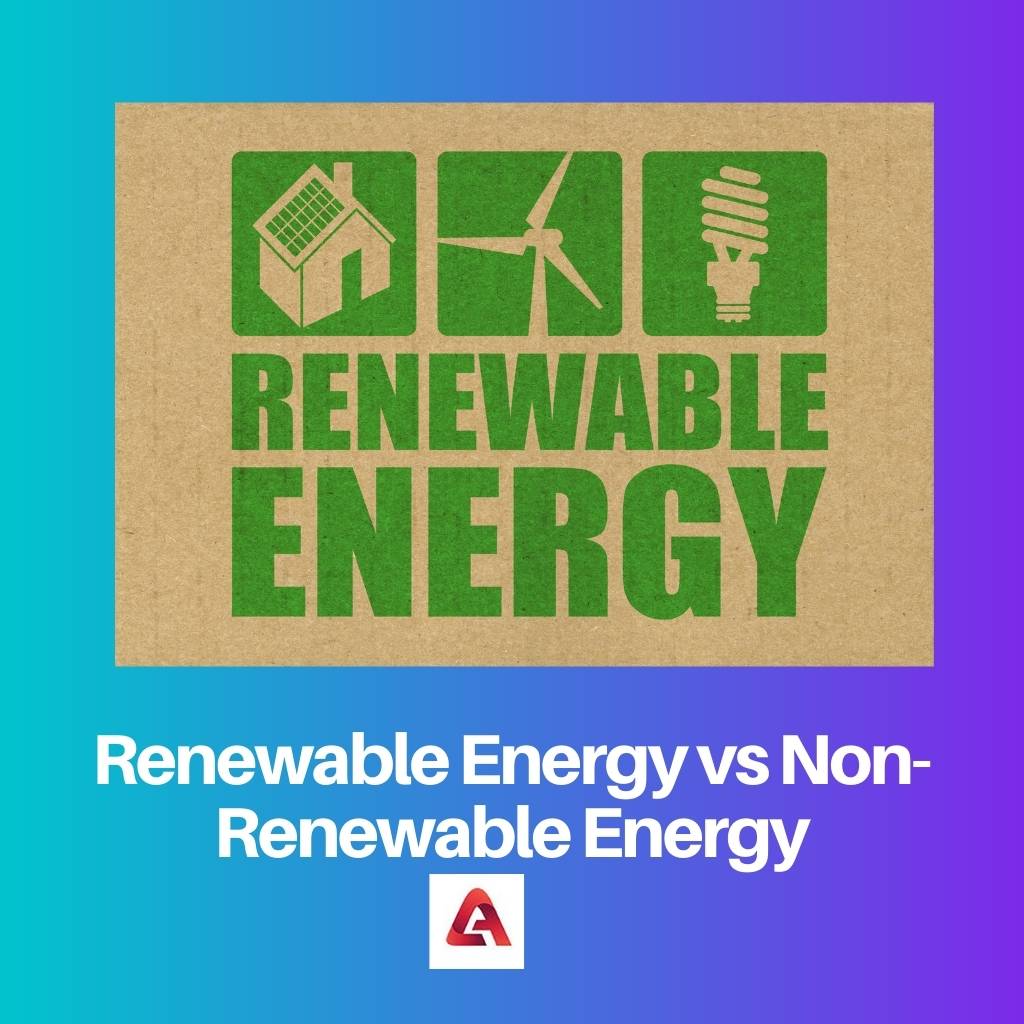Renewable Energy vs Non Renewable Energy
