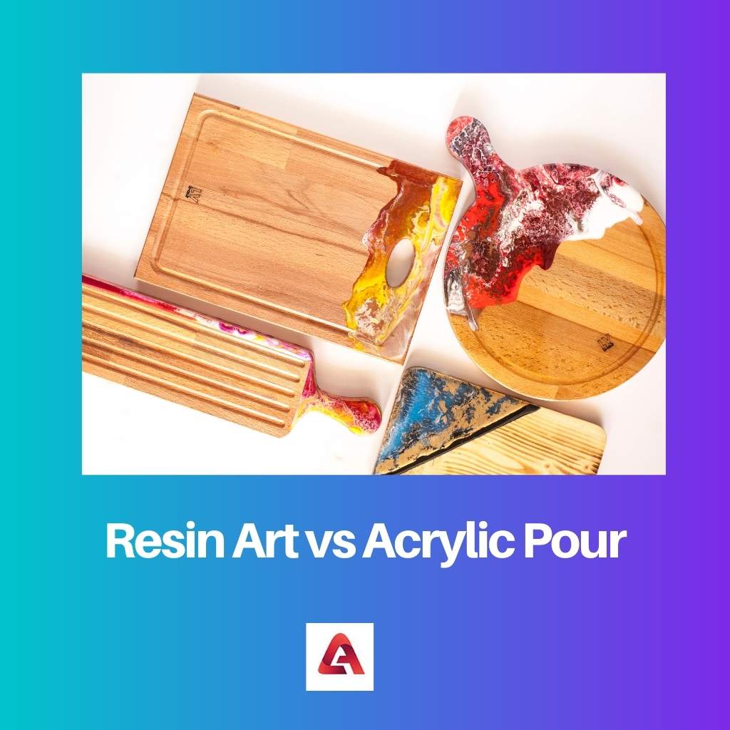 Resin Art vs Acrylic Pour
