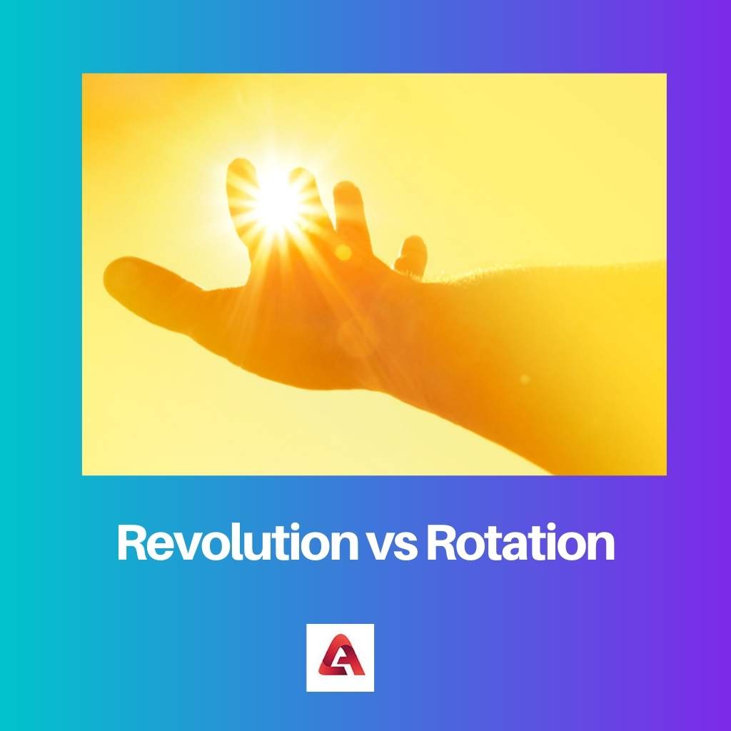 Revolution vs Rotation