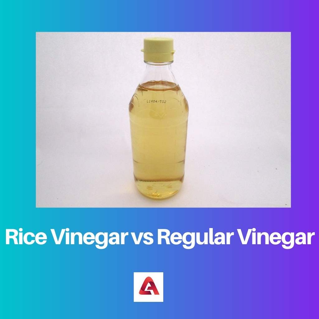 Rice Vinegar vs Regular Vinegar