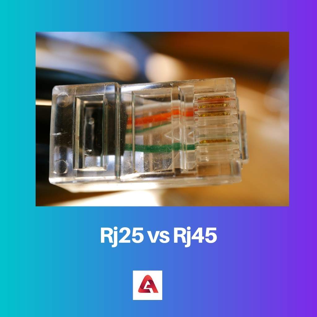 Rj25 vs Rj45