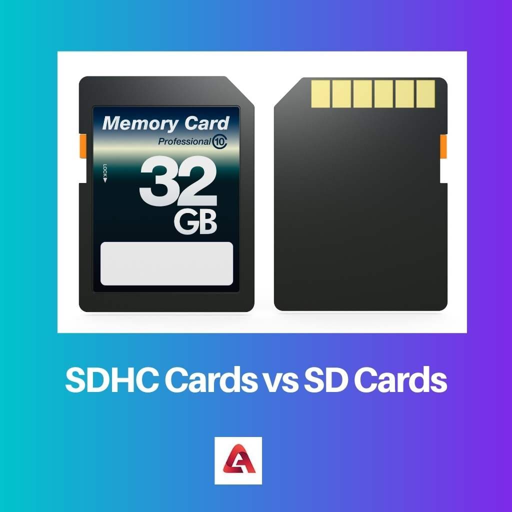 SDHC Cards vs SD Cards