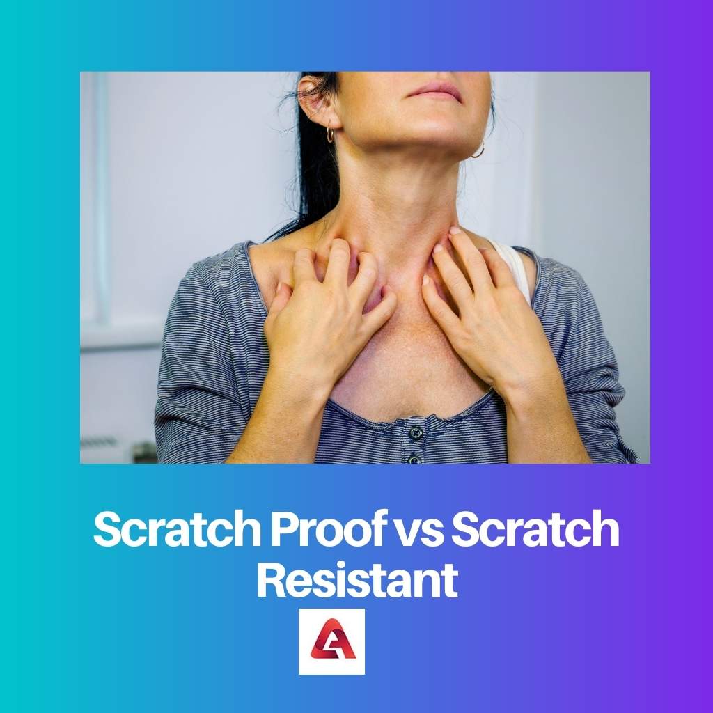 Scratch Proof vs Scratch Resistant