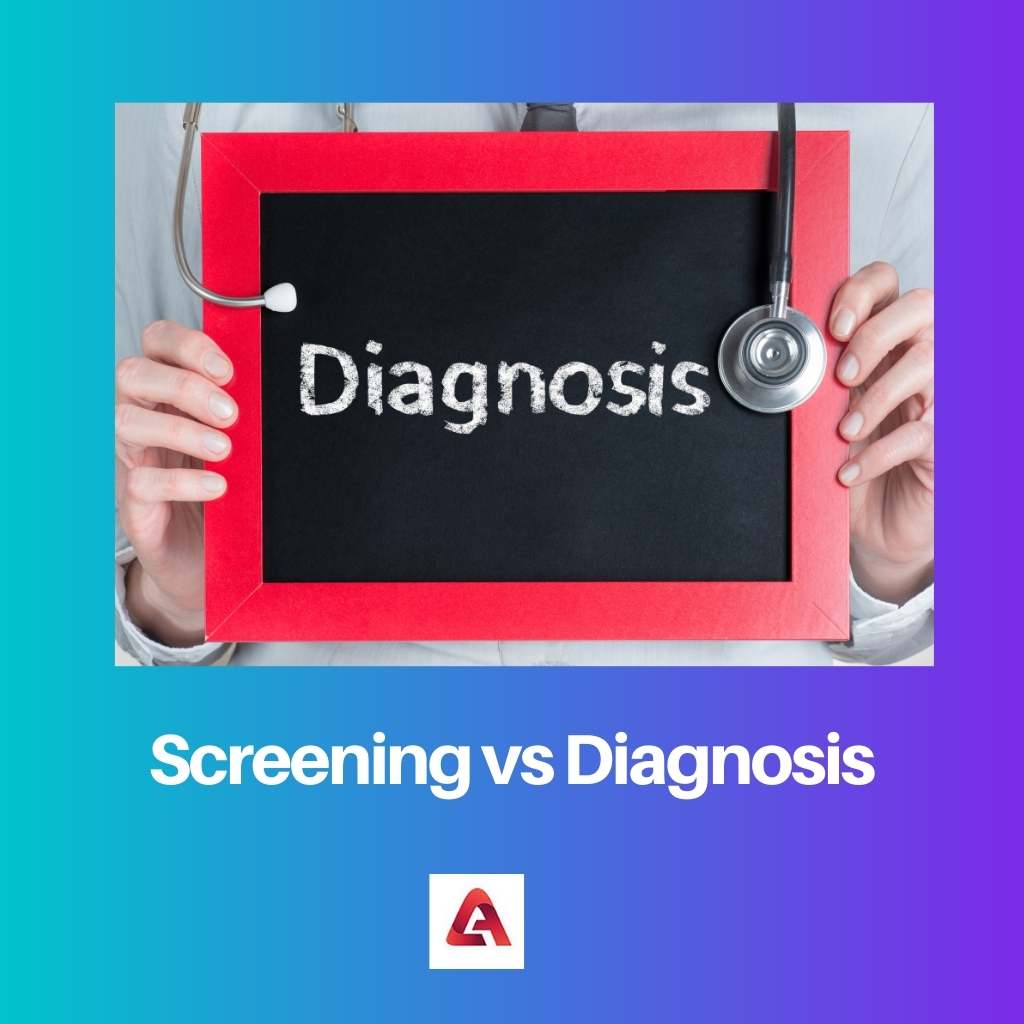 Screening vs Diagnosis
