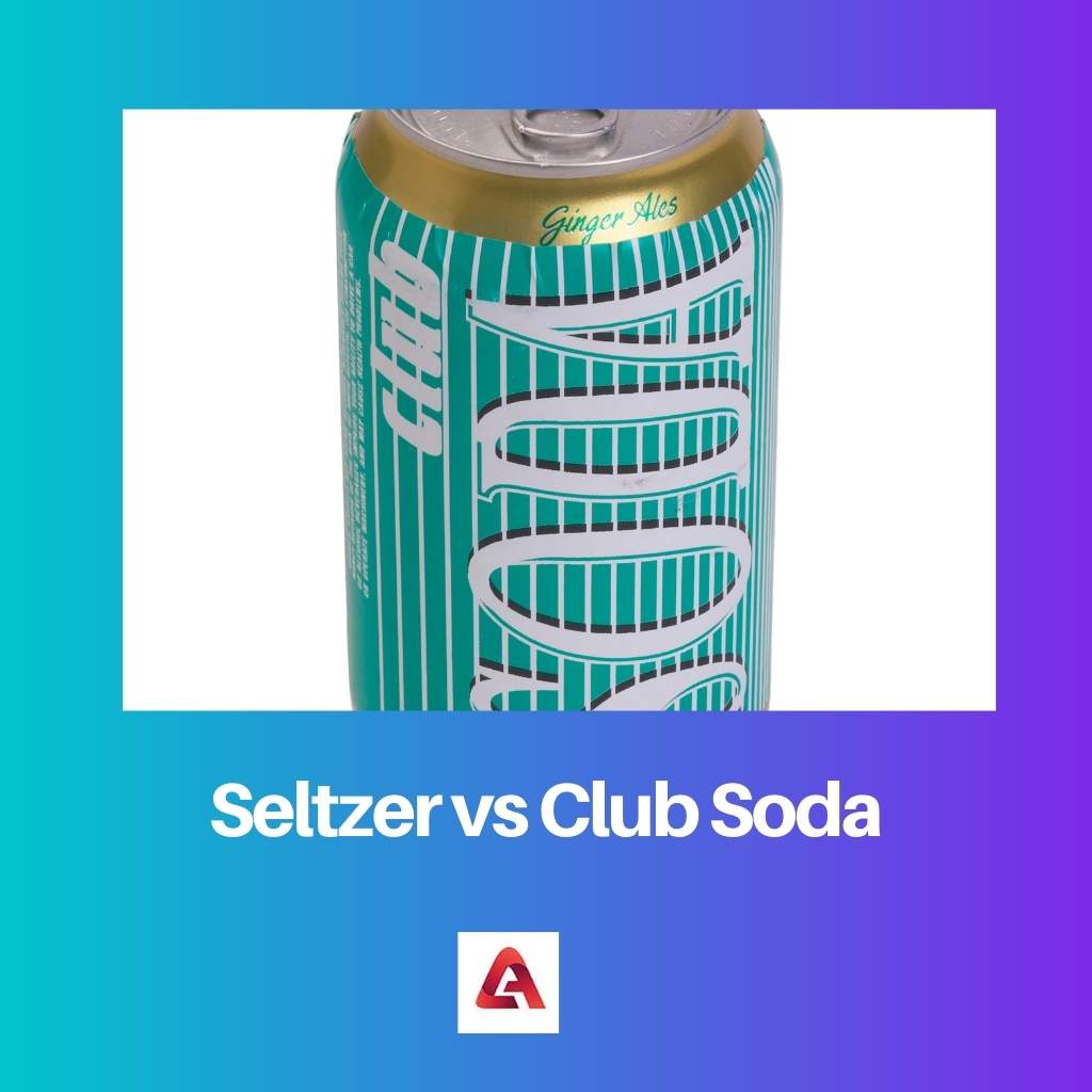 Seltzer vs Club Soda