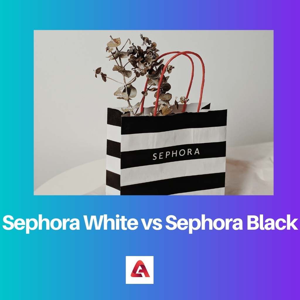Sephora White vs Sephora Black