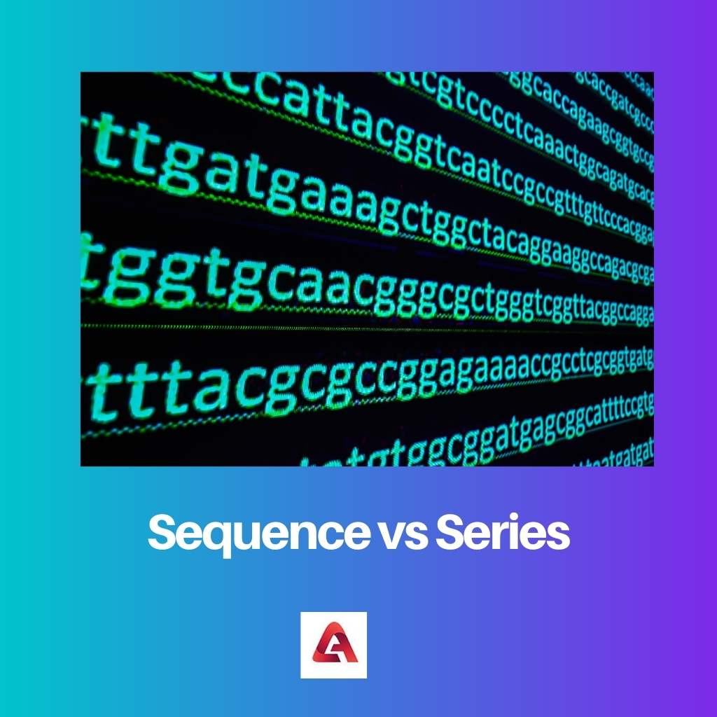 Sequence vs Series