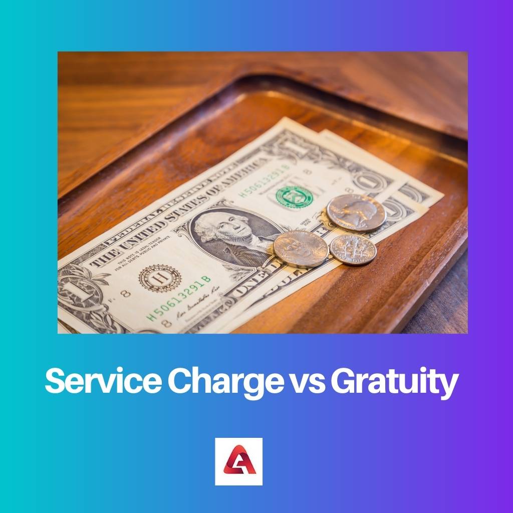 Service Charge vs Gratuity