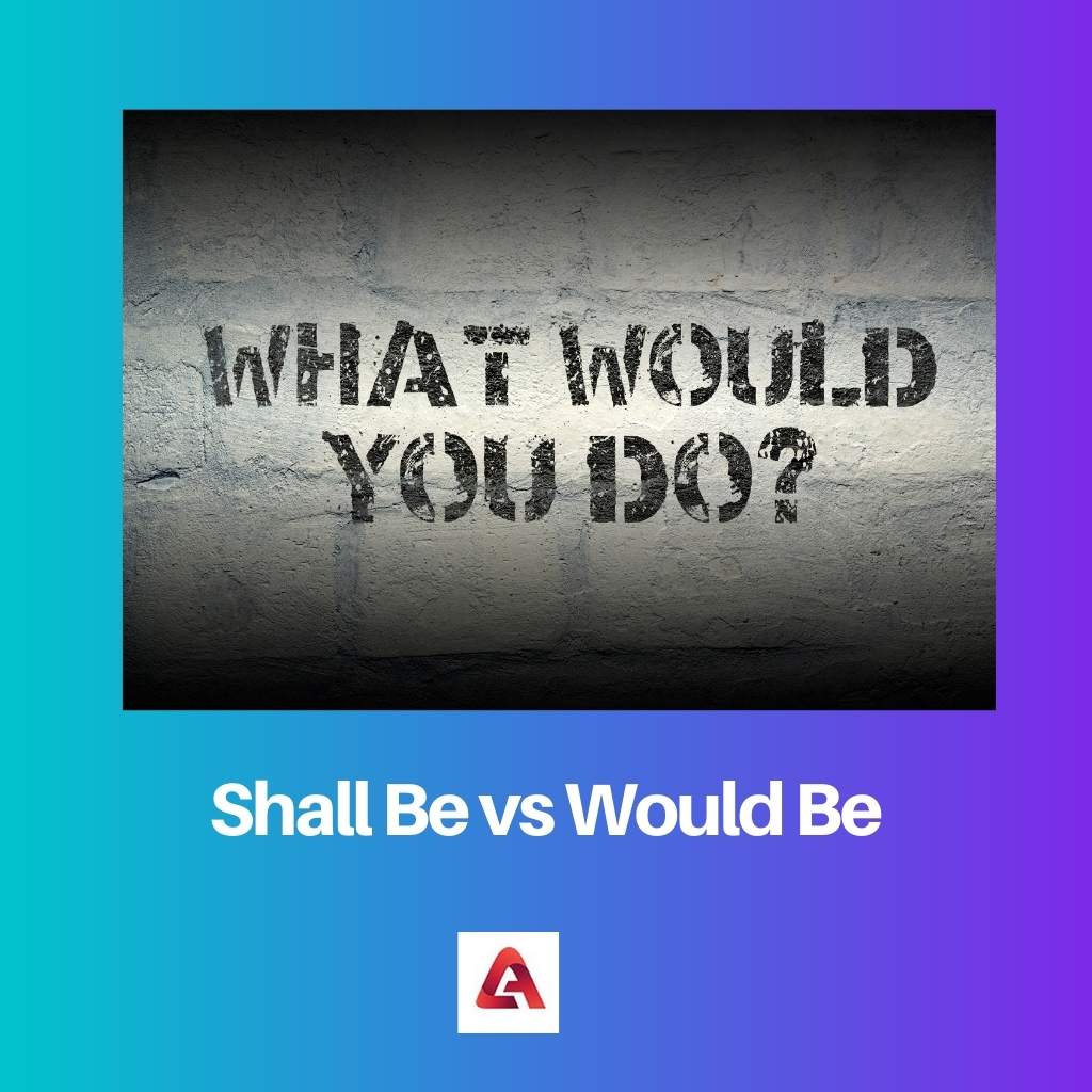 Shall Be vs Would Be