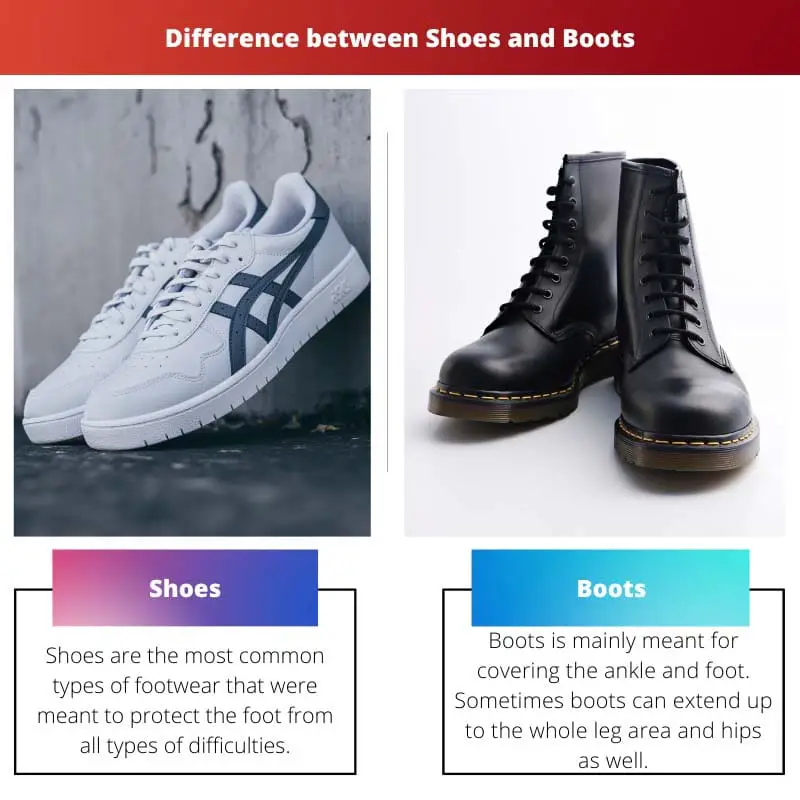 Shoes vs Boots – All the differences
