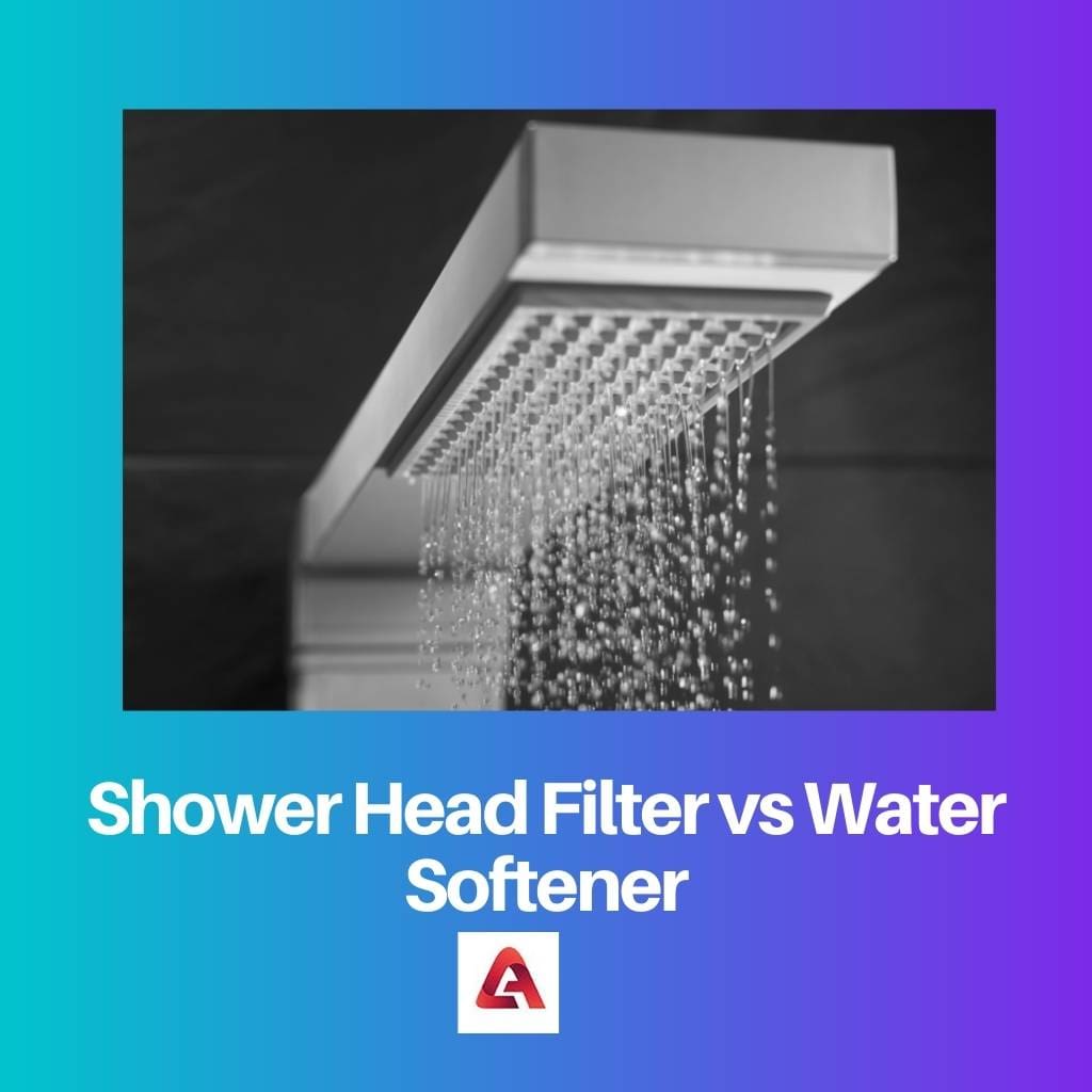 Shower Head Filter vs Water Softener