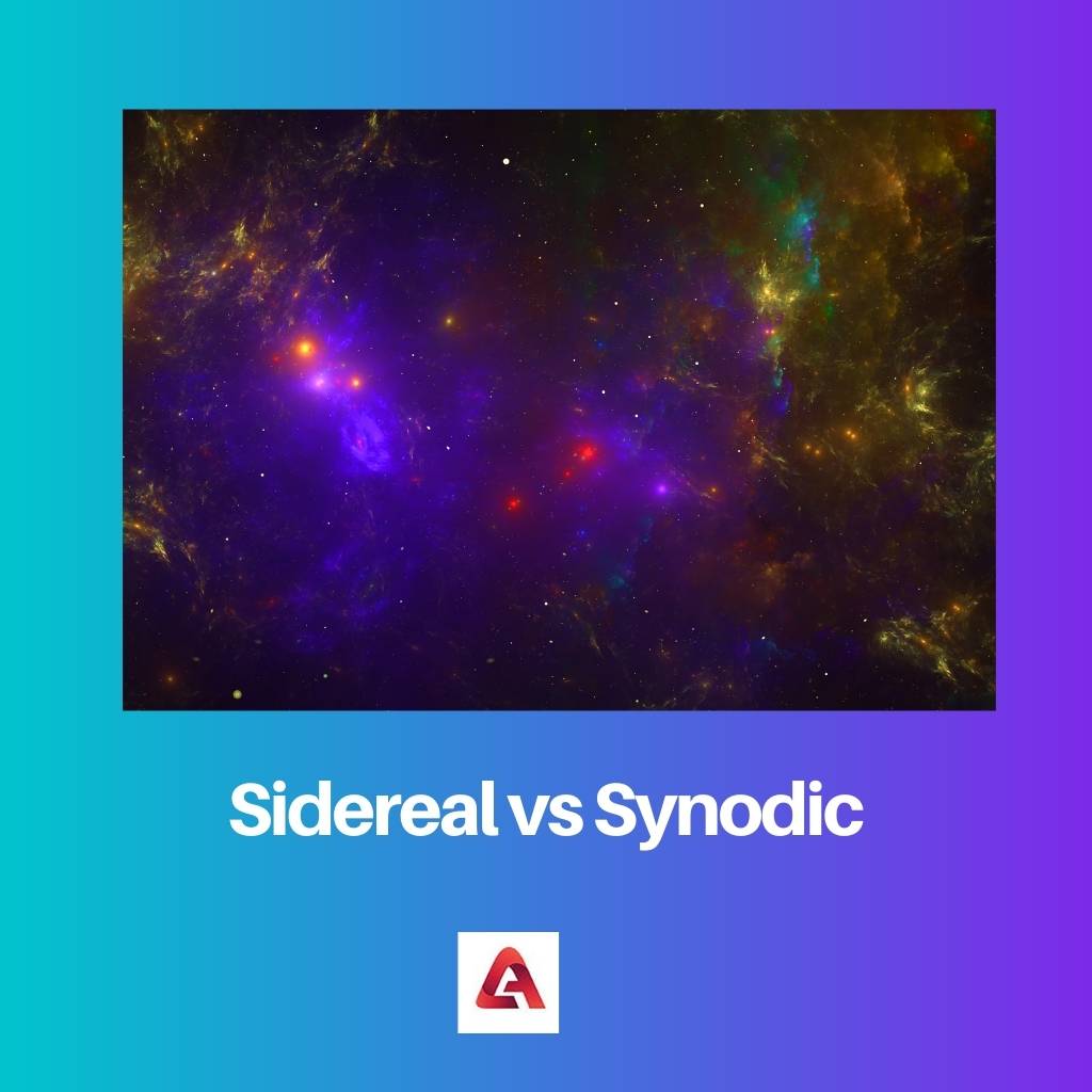 Sidereal vs Synodic