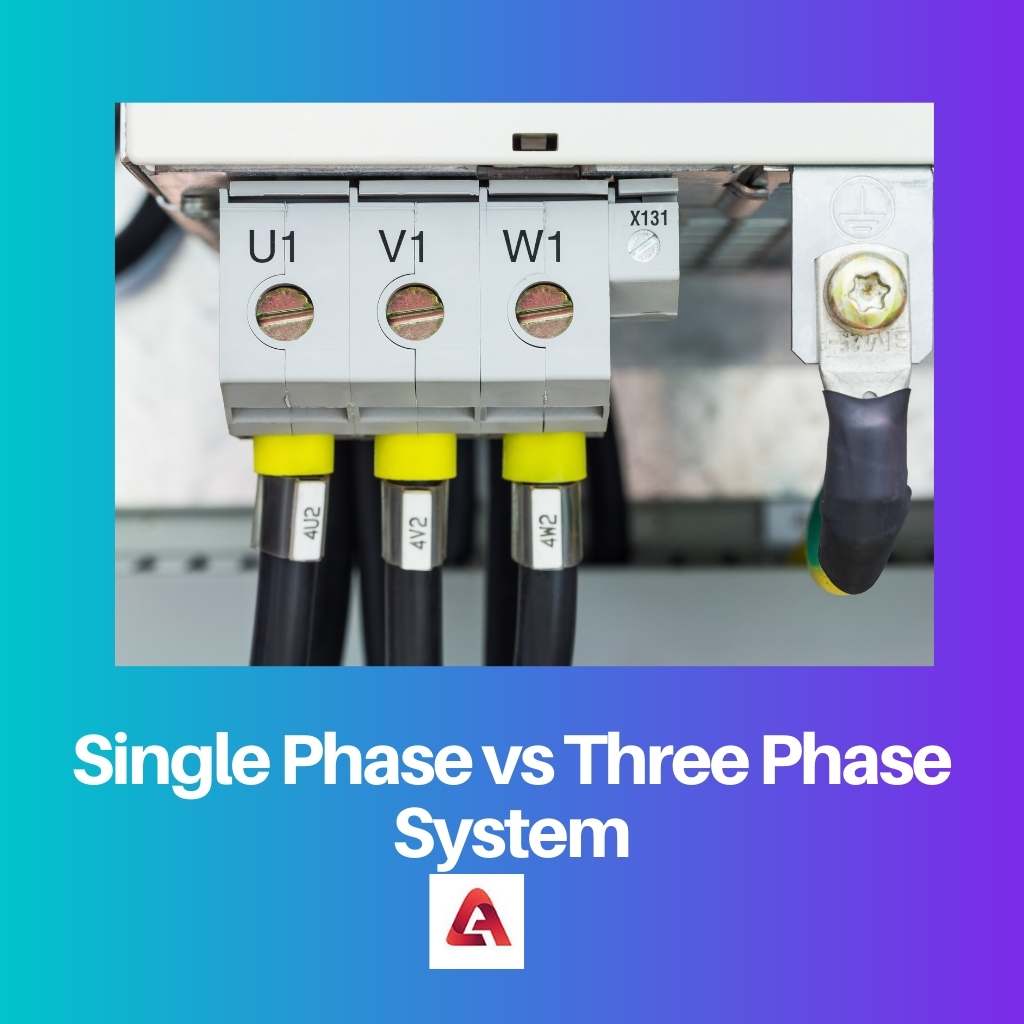 Single Phase vs Three Phase System