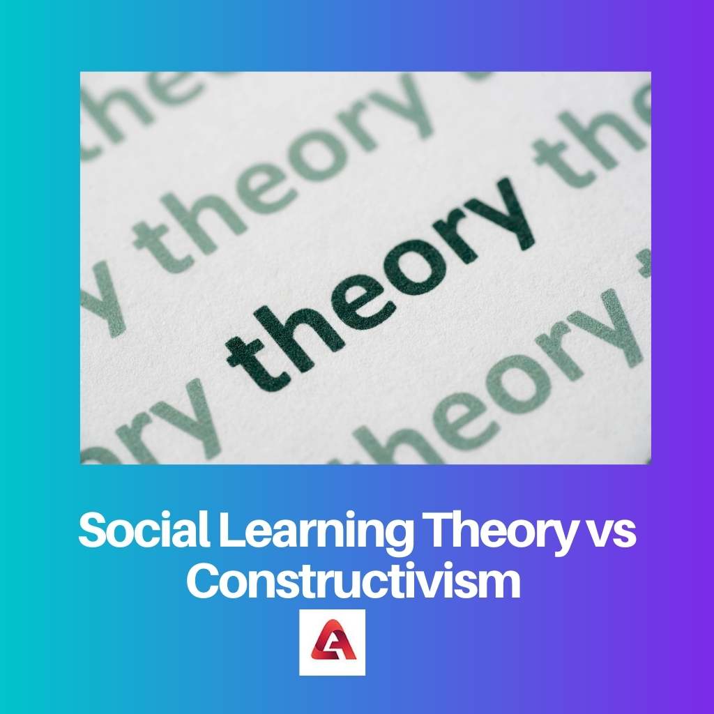 Social Learning Theory vs Constructivism