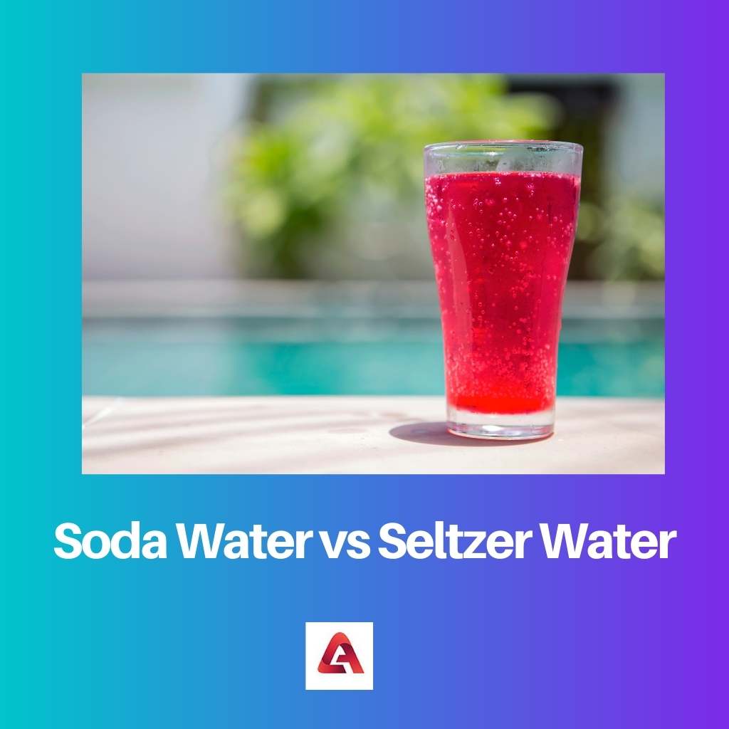Soda Water vs Seltzer Water