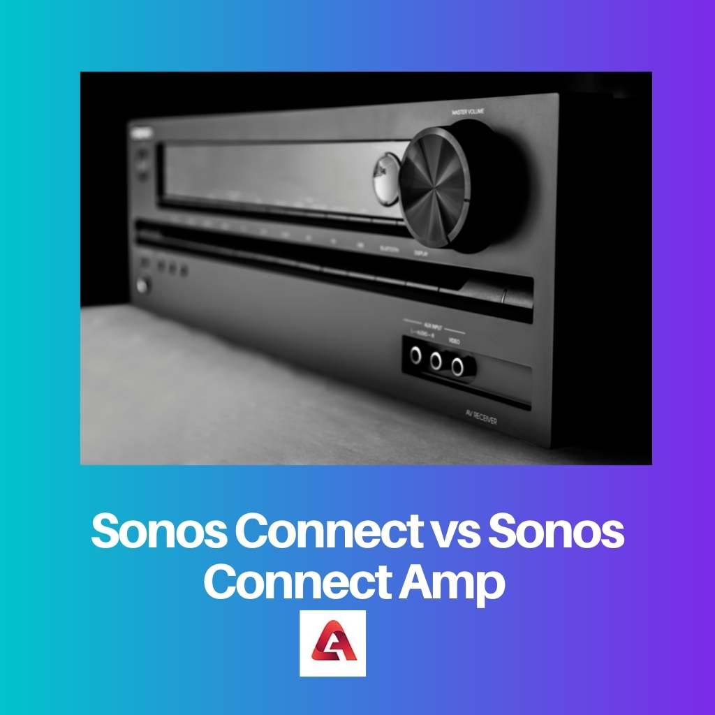 Sonos Connect vs Sonos Connect Amp