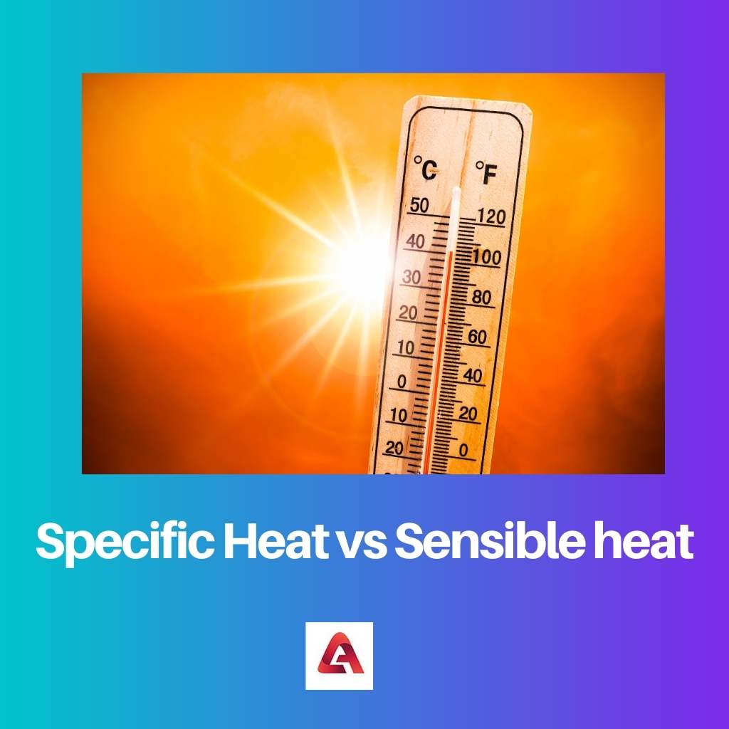 Specific Heat vs Sensible heat