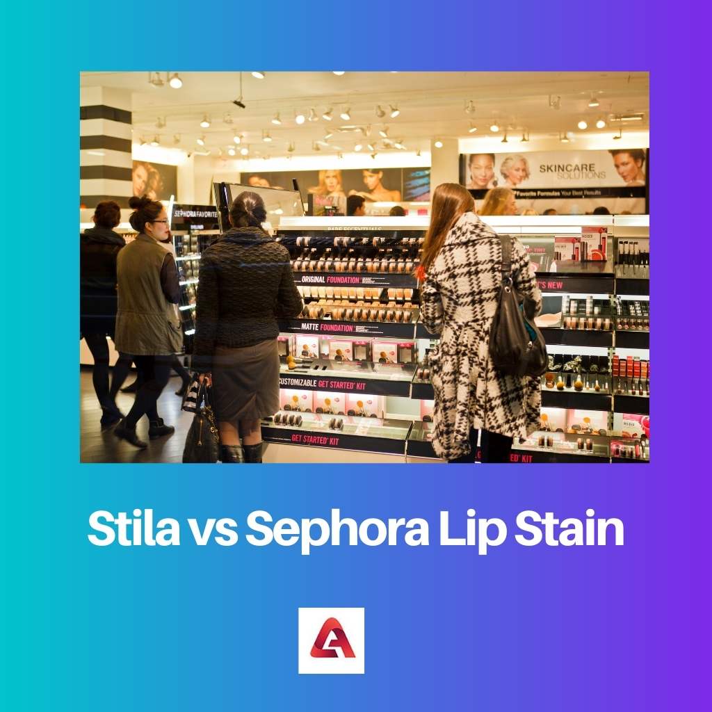 Stila vs Sephora Lip Stain