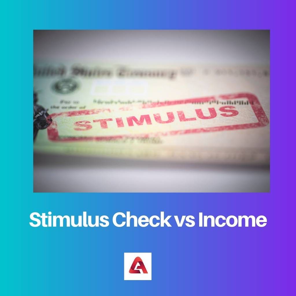 Stimulus Check vs Income