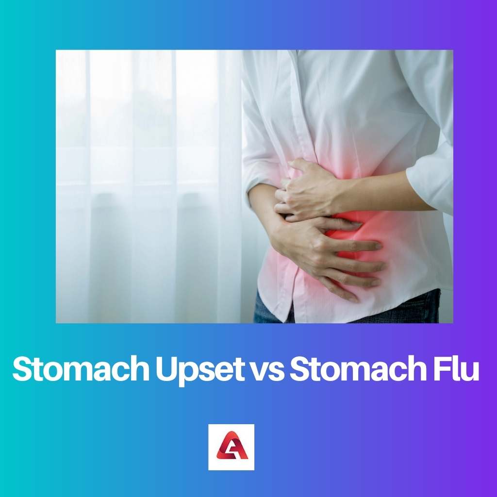 Stomach Upset vs Stomach Flu