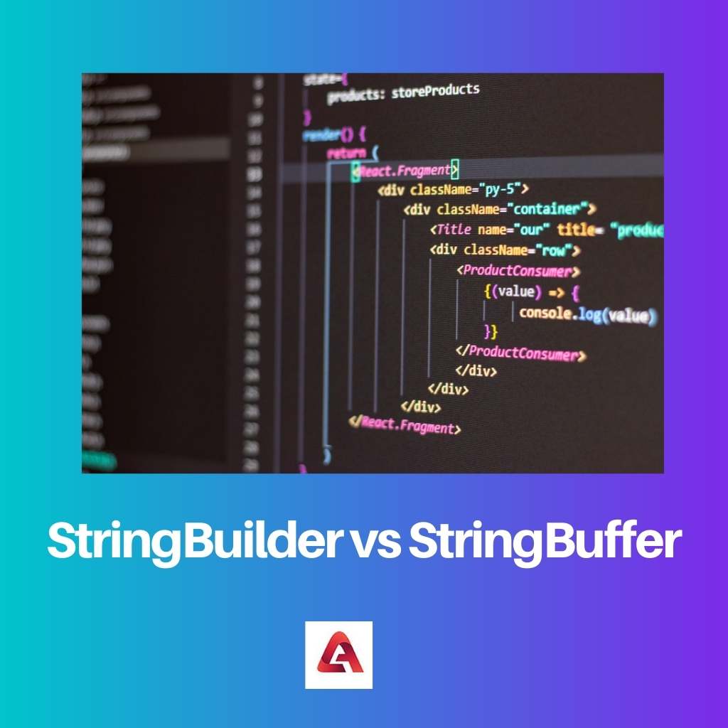 StringBuilder vs StringBuffer