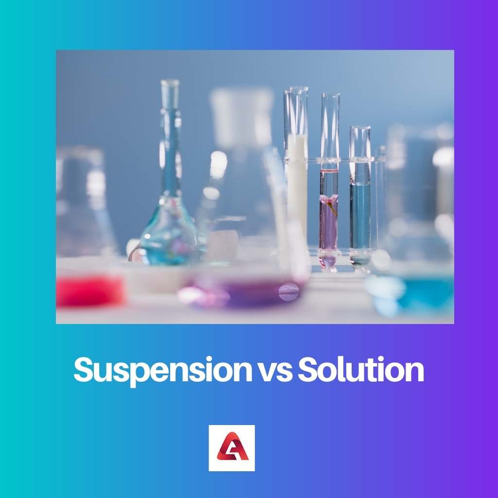 Suspension vs Solution