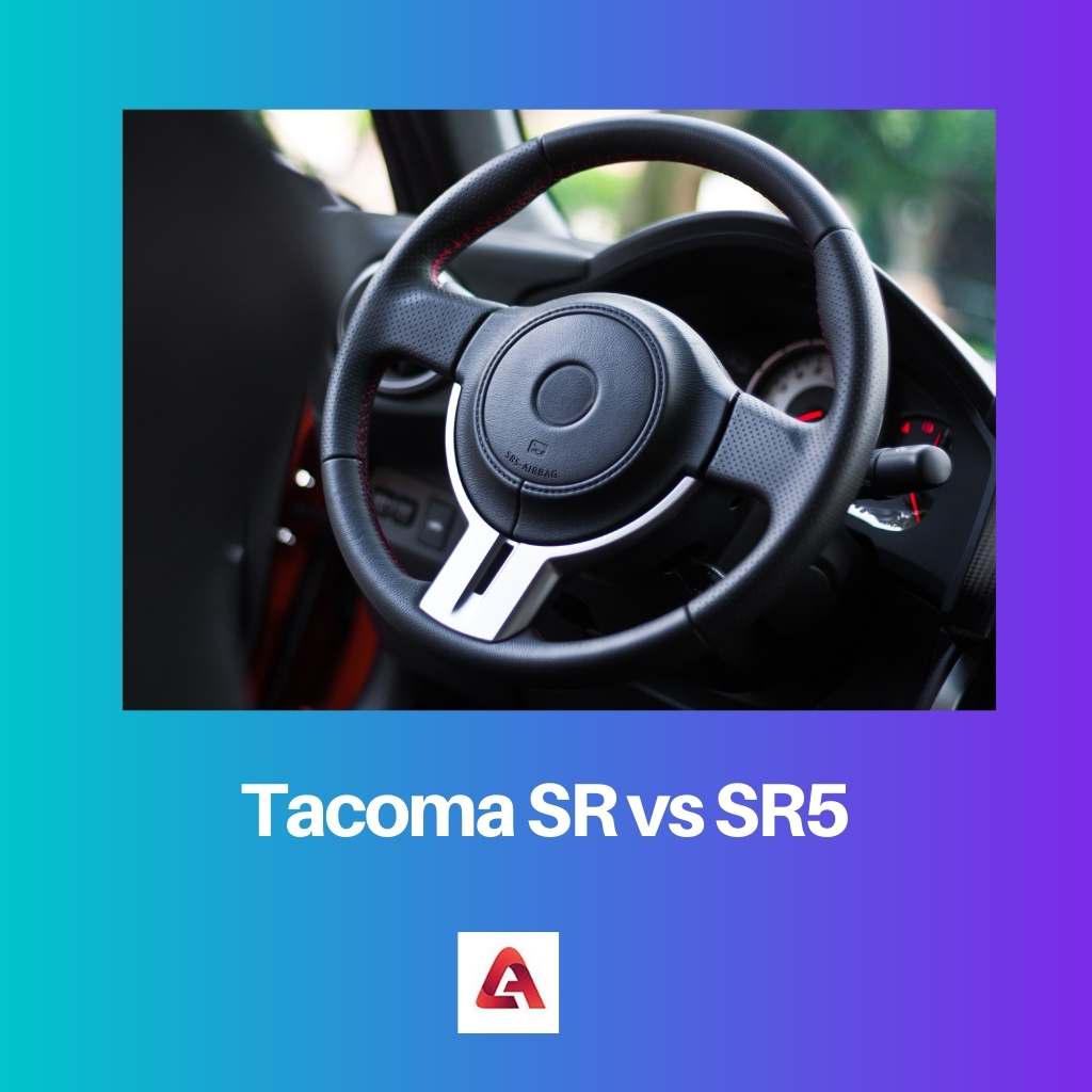 Tacoma SR vs SR5