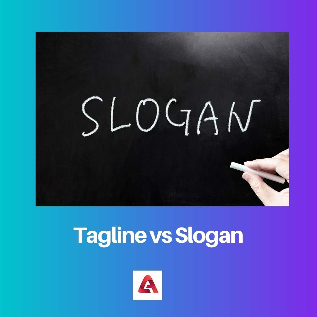 Tagline vs Slogan
