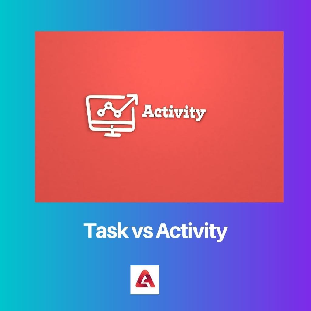 Task vs Activity