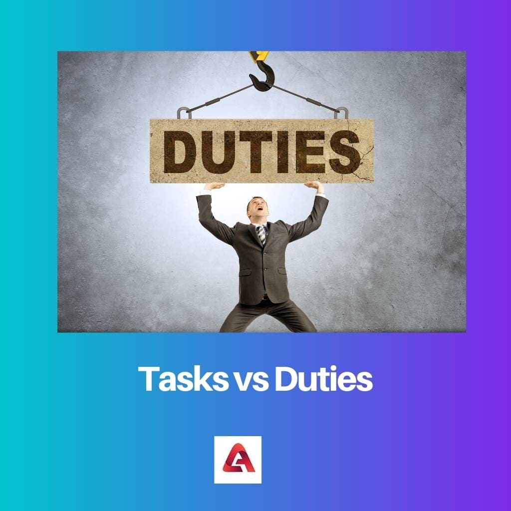 Tasks vs Duties