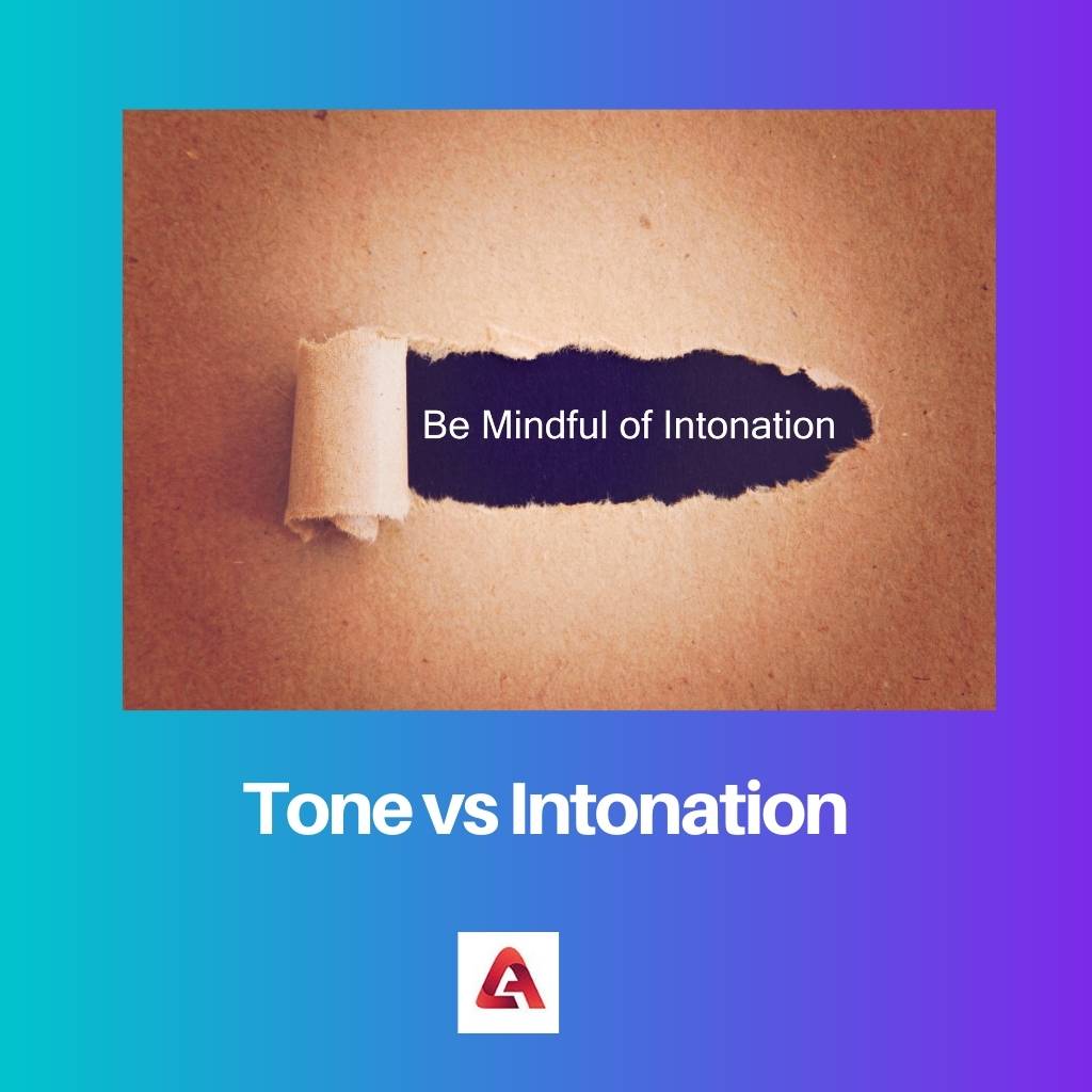 Tone vs Intonation