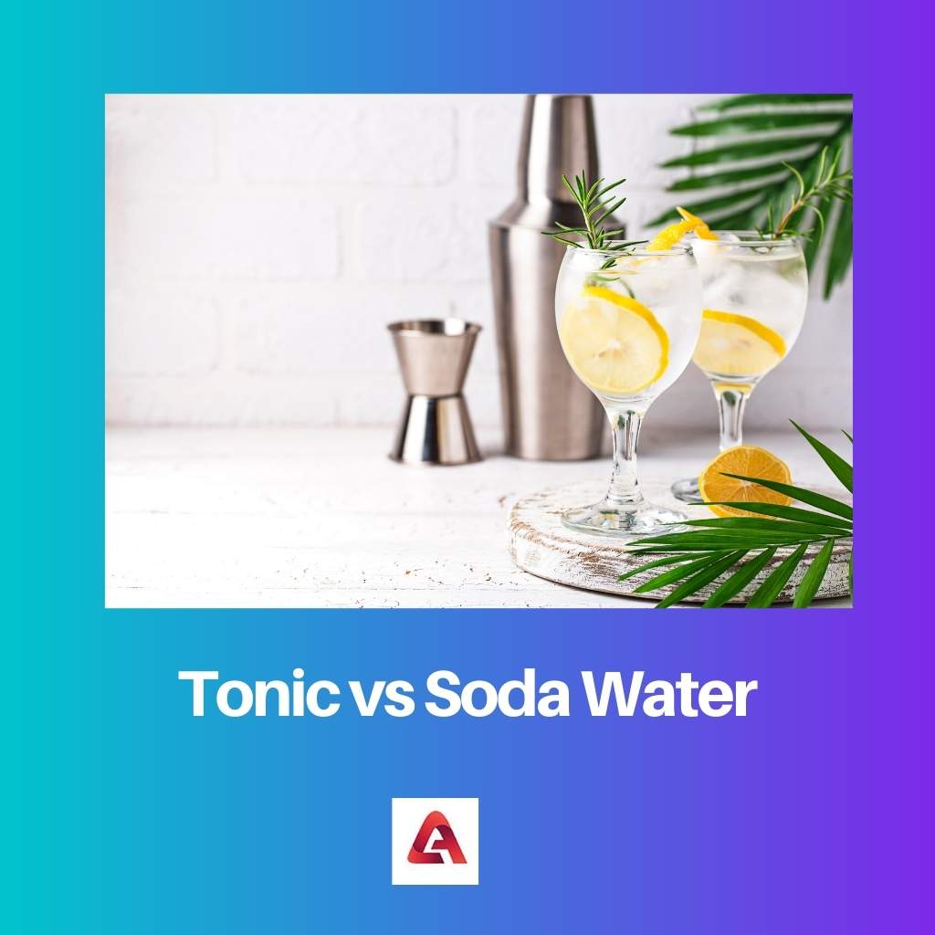 Tonic vs Soda Water