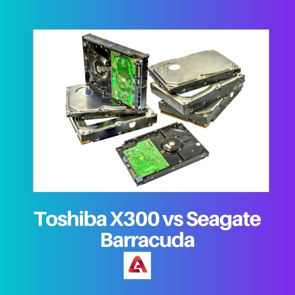 Toshiba X300 vs Seagate Barracuda