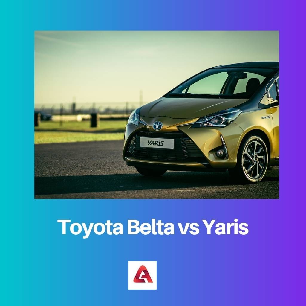 Toyota Belta vs Yaris