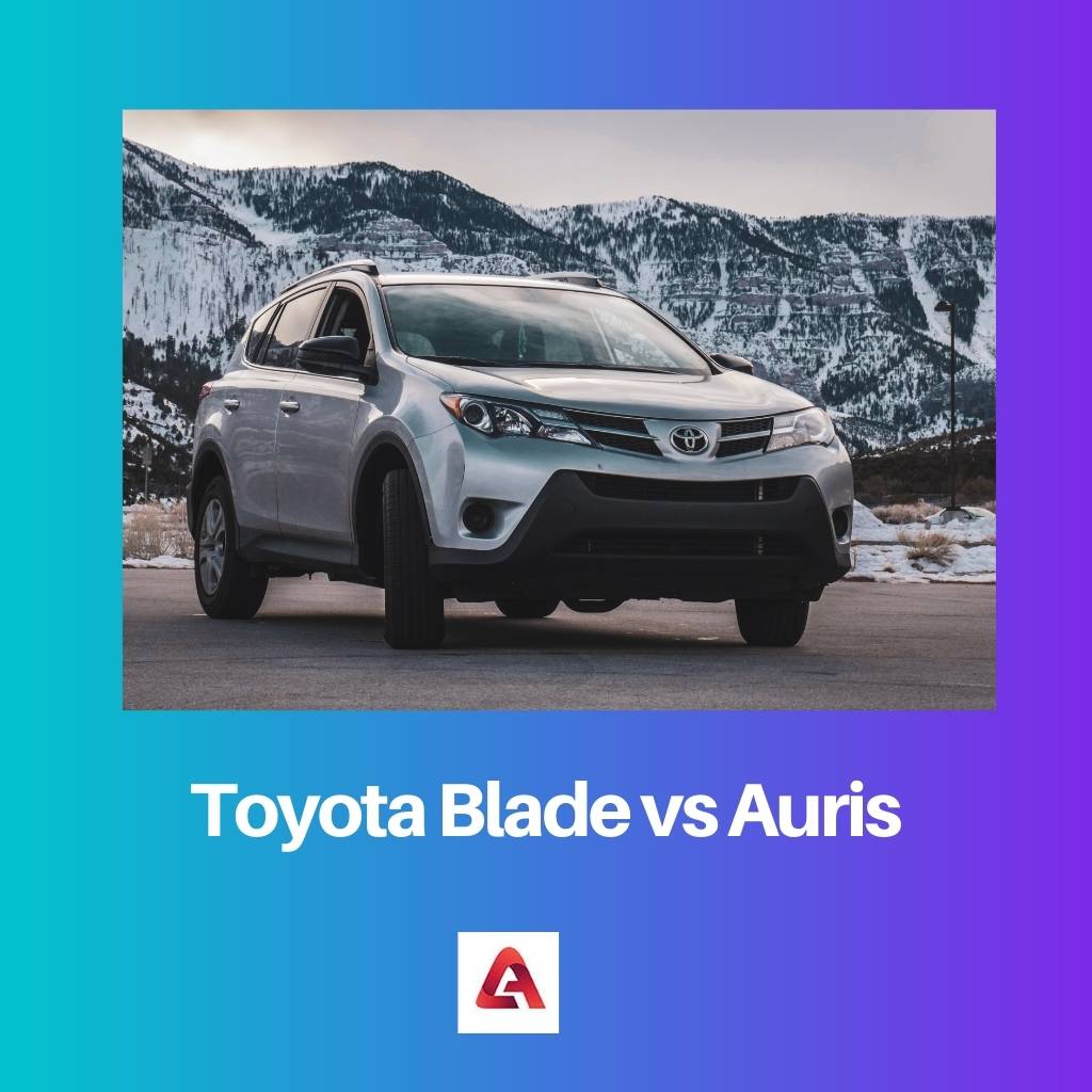 Toyota Blade vs Auris