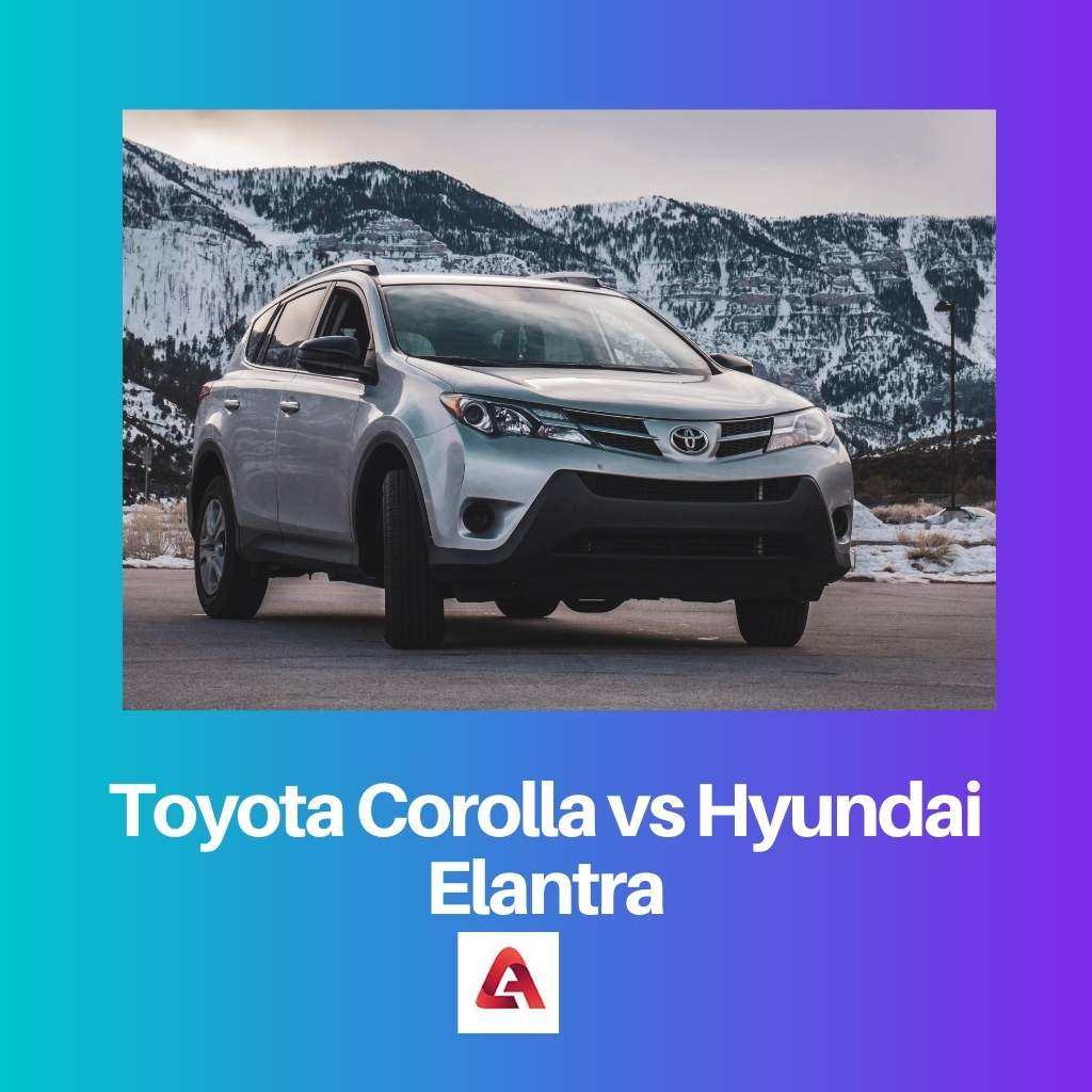 Toyota Corolla vs Hyundai Elantra