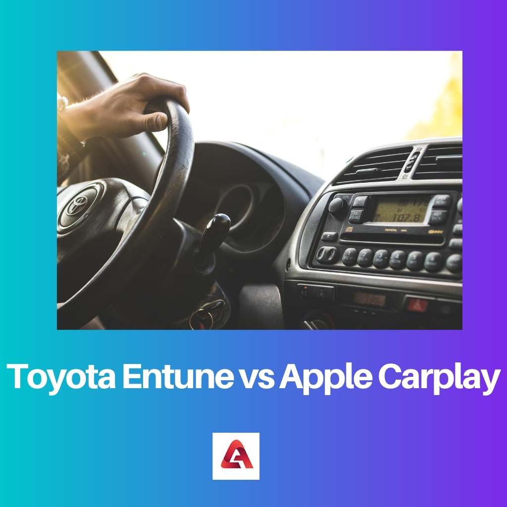 Toyota Entune vs Apple Carplay
