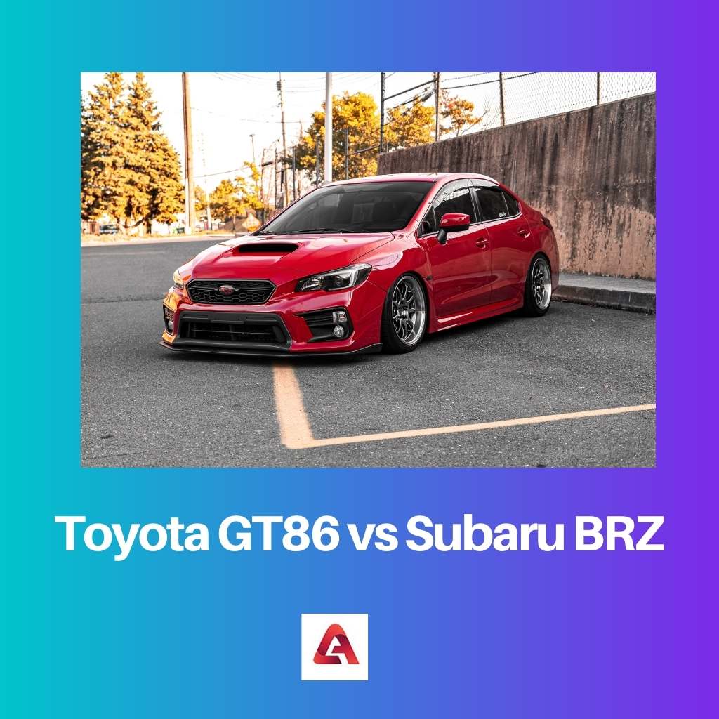 Toyota GT86 vs Subaru BRZ