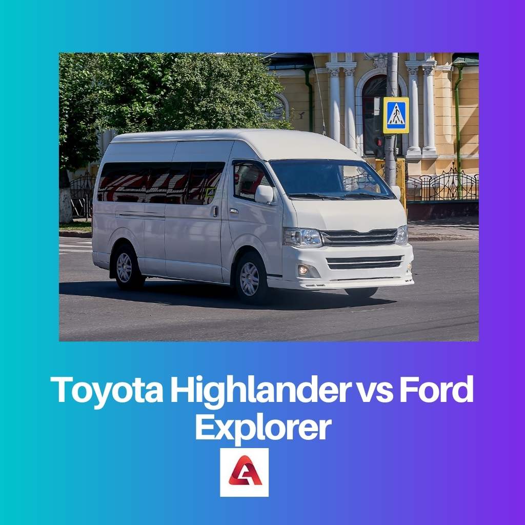 Toyota Highlander vs Ford