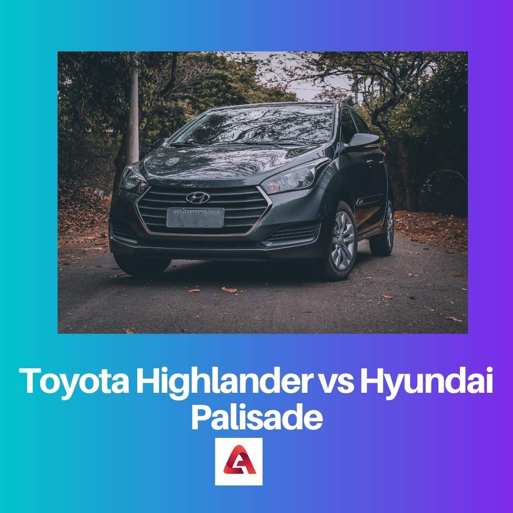 Toyota Highlander vs Hyundai Palisade