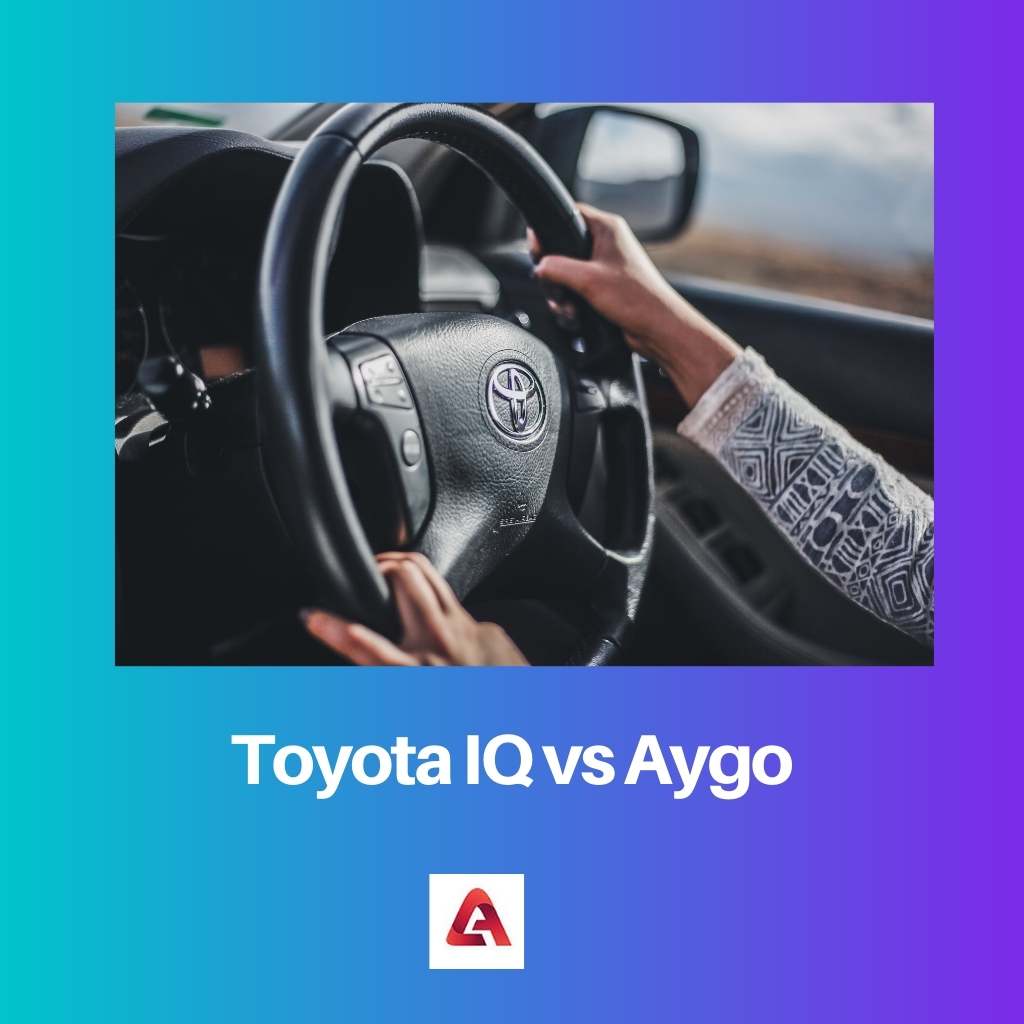 Toyota IQ vs Aygo