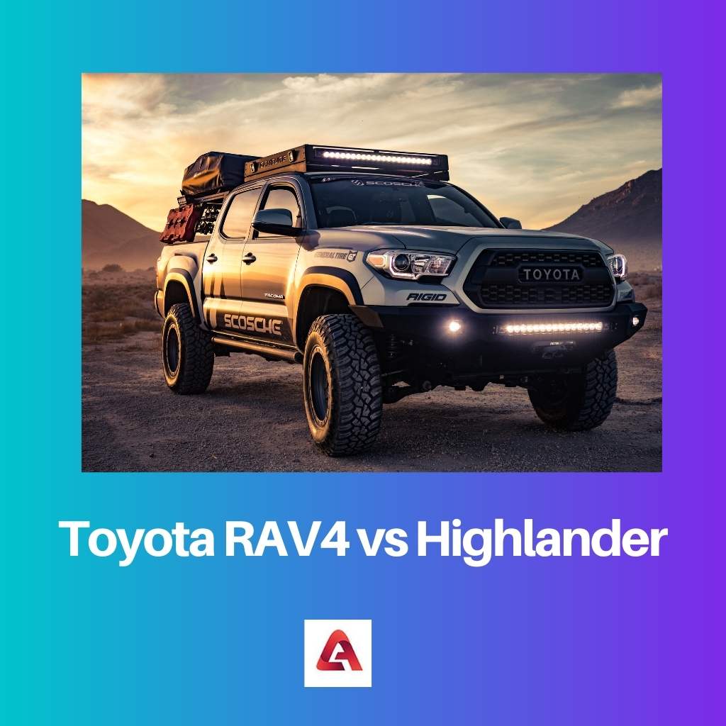 Toyota RAV4 vs Highlander