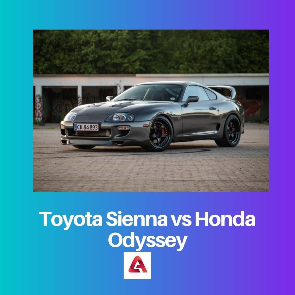 Toyota Sienna vs Honda Odyssey