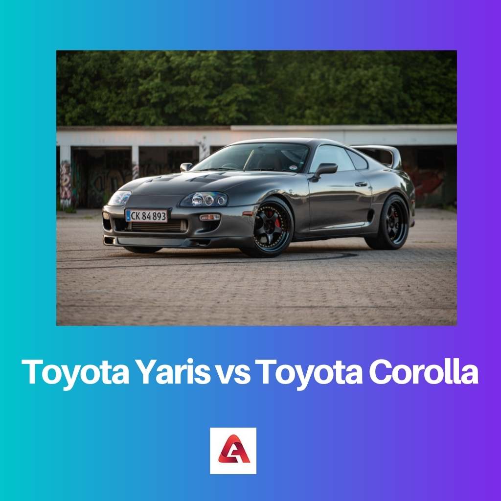 Toyota Yaris vs Toyota Corolla