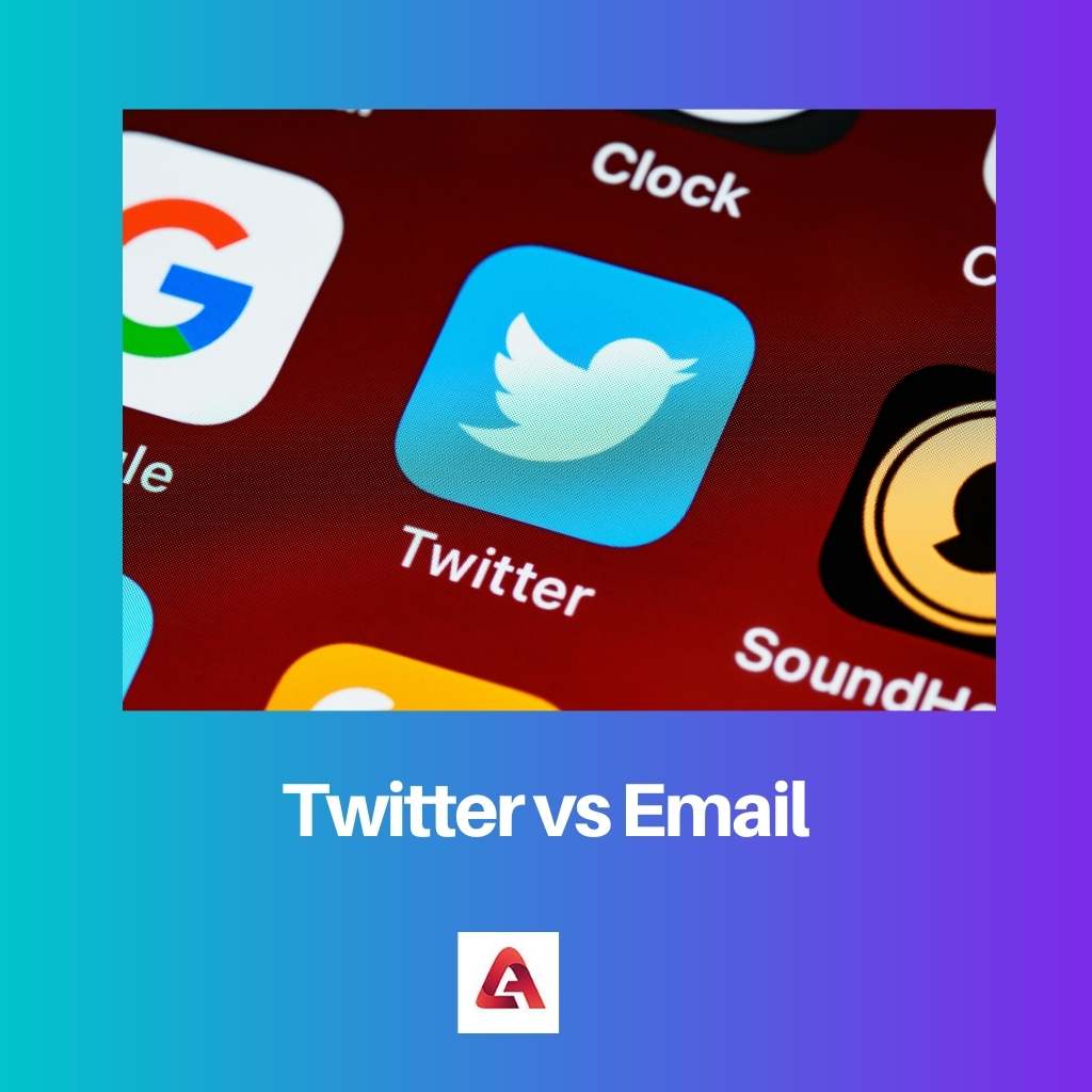 Twitter vs Email