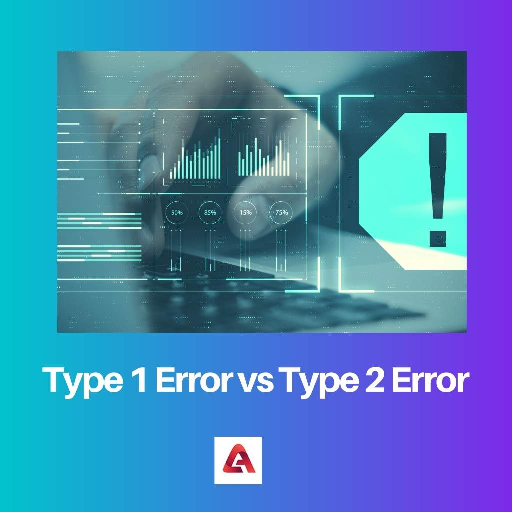 Type 1 Error vs Type 2 Error